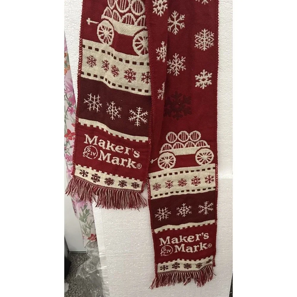 Maker's Mark Scarf and Bottle Scarf Set
